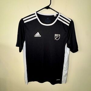Adidas Kids Black and White MLS Jersey